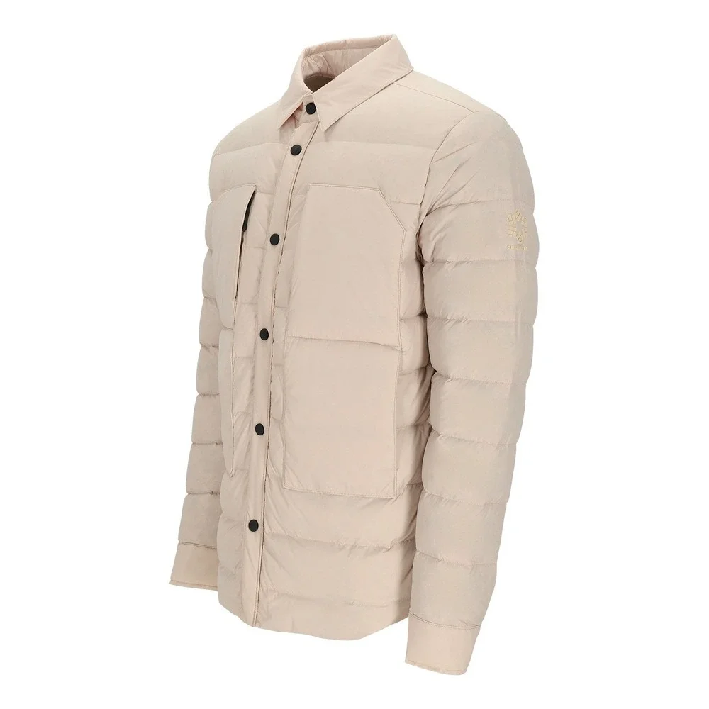 Obermeyer® (Men's LARGE) Explorer™ Down Shirt Jacket in Cement - $249